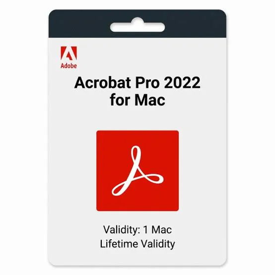Adobe acrobat pro 2022 Mac